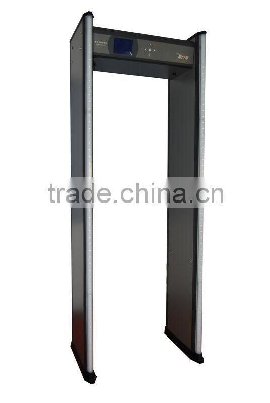 Walk Through Metal Detector with 24 Zones, Long Standby, 99 Adjustable Sensibility