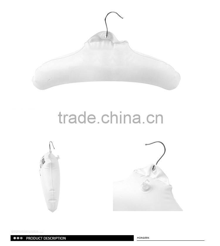 oem plastic pvc Inflatable clothing hanger with print