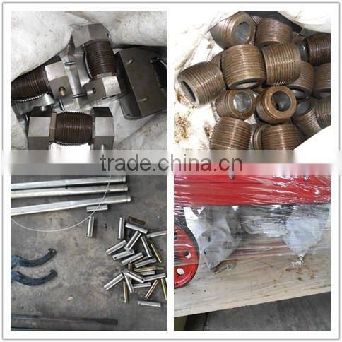 Rebar thread roll forming machine