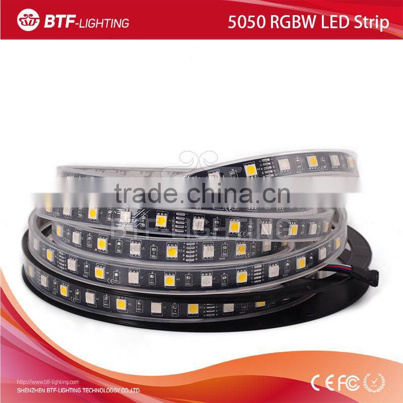5m 5050 RGBW led strip 60leds/m RGB+Warm White led strip Tube-Waterproof IP67 DC12V SMD 5050 Mixed RGB color