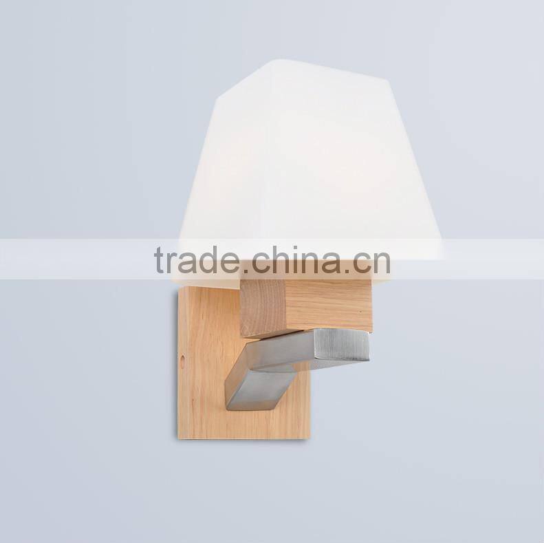 bedside lamp wood wall lamp, natural wood lamp, bedroom wall light, hotel guest room wall light