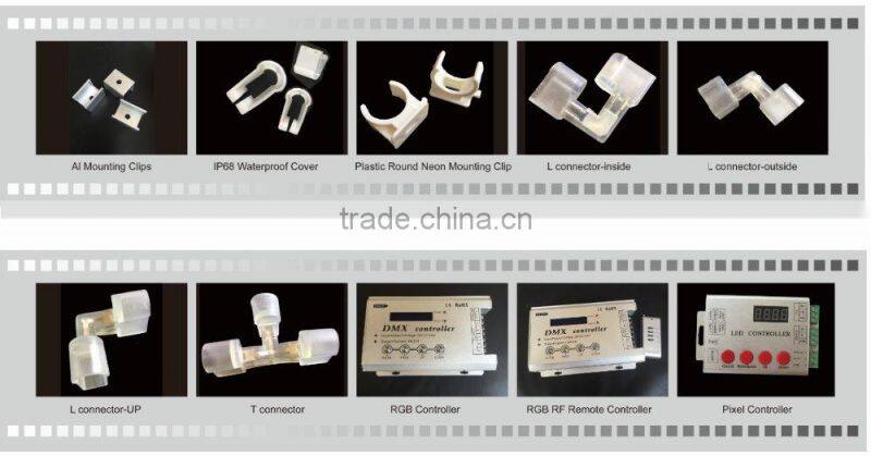 Sunbit led neon ip65 waterproof led rope light smd3528/2835 mini neon for signs led open sign