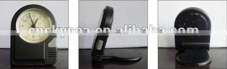 slim tavel alarm clock with snooze