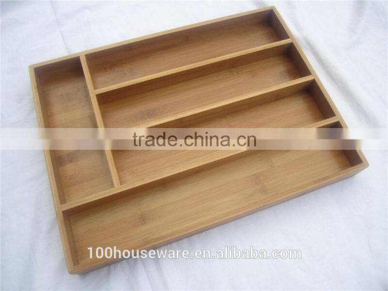 Bamboo Kitchen Drawer Organizer