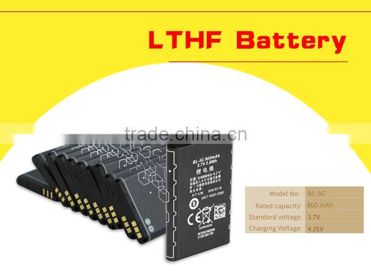 Customized different type mobile phone battery Lithium ion polymer rechargeable battery(BL-5C)