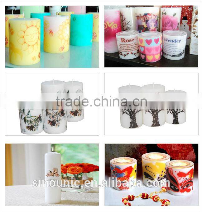 digital flatbed printer/candle printer