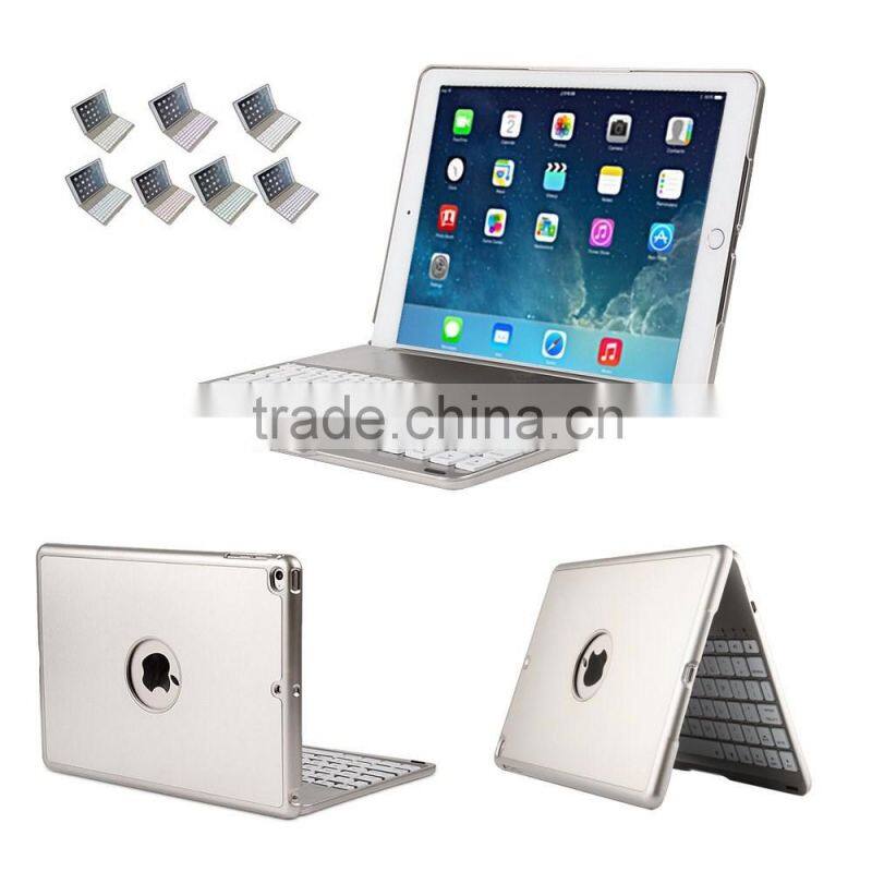New arrived Bluetooth backlit keyboard premium Case Fori pad air