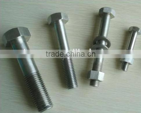 high strength hex Bolts with half screw