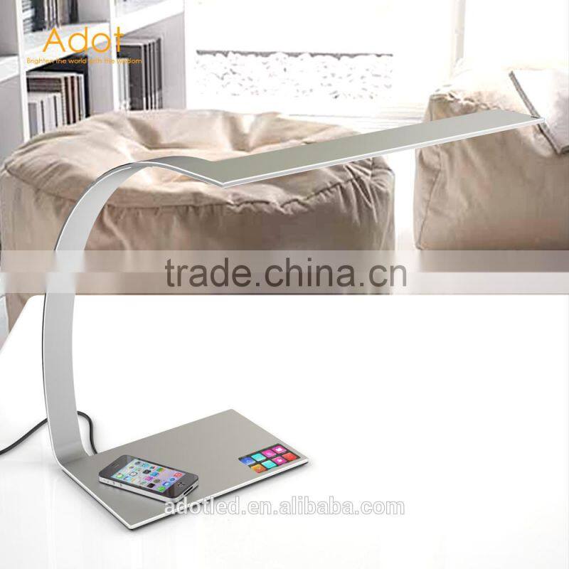 Power outlet hotel use led table lamps