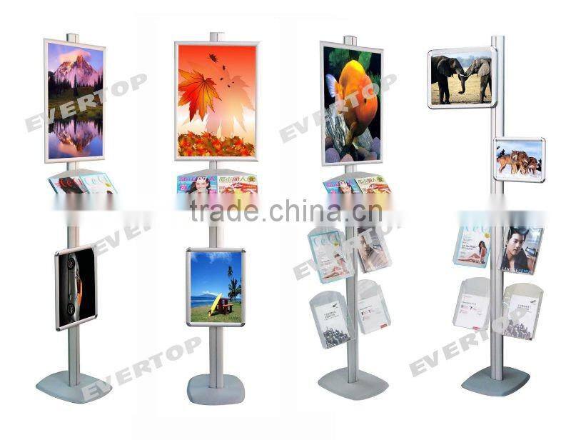 Multifunctional advertising stand