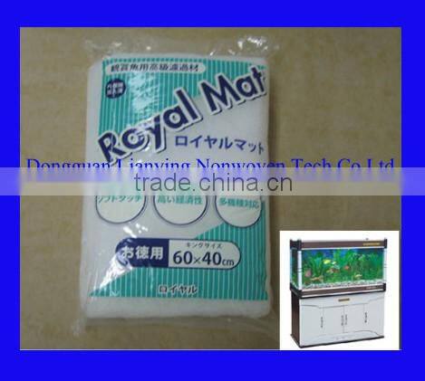 Aquarium filter wadding