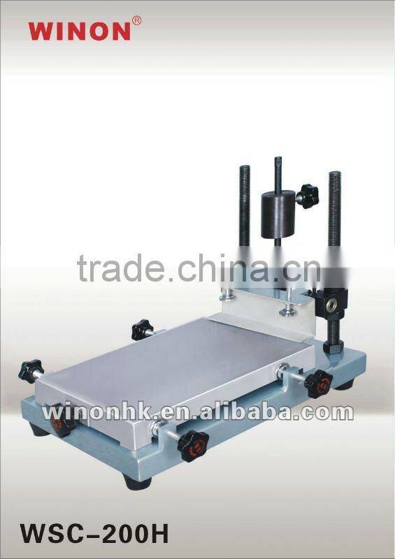 WSC-200H WINON Desktop Manual Flat Screen Printer