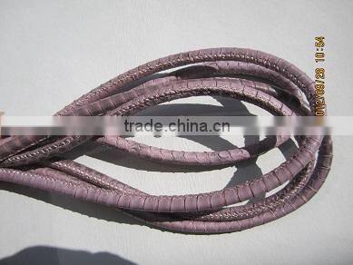 3mm,4mm,5mm,6mm,7mm genuine snakeskin leather cord string for jewelry