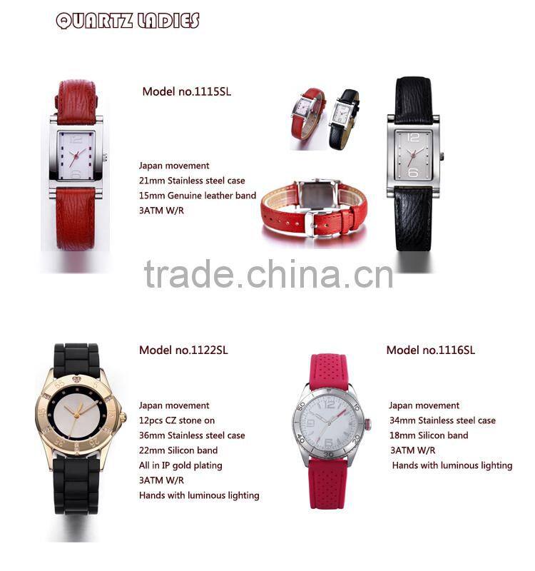 High Quality Stone Setting Women Watches Ceramic 3ATM