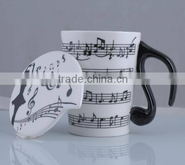2016 Dedo Music Gifts Made in china Environmental protection material music note mugs