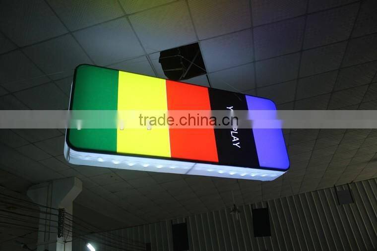 Printed Aluminium event trade show ceiling banner,hanging banner