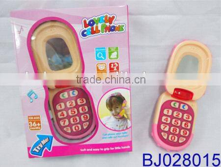 Best toy for 2015 Christmas funny pulling muscial cartoon phone car toy