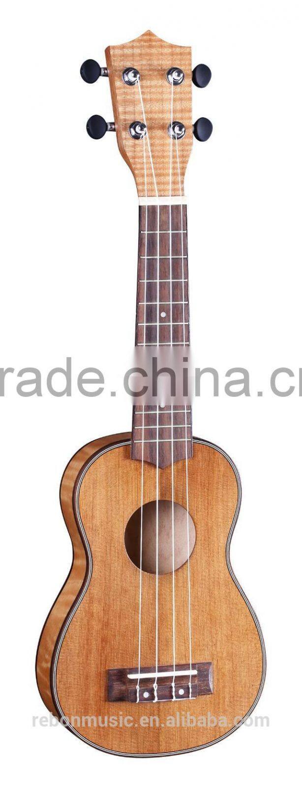 21 size solid ukulele with nice quality