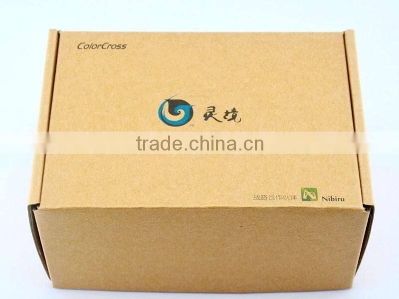 Color Cross ABS Plastic 3D Virtual Reality Helmet Video Glasses 4.0-6.0inch for Smartphone