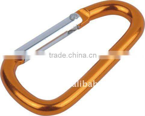 EVA Aluminum Alloy Metal Bag Carabiner Hook With Strap