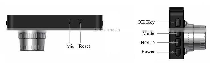 3.0 Inch 170 Degree Wide Angle 1080P Full HD Night Vision Car DVR Camera