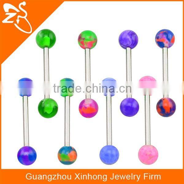 316l stainless steel banana tongue piercing tongue body jewelry