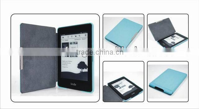 Smart Leather Case for New Kindle Paperwhite eReader