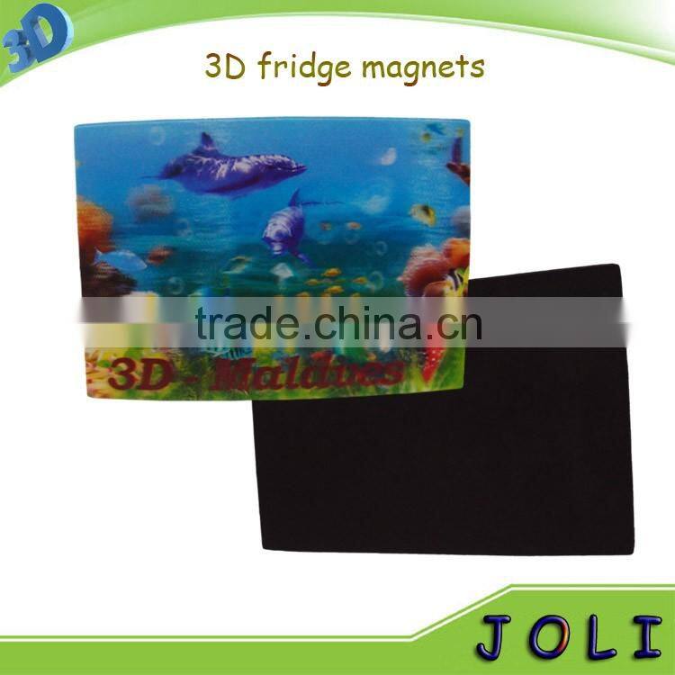 custom printed 3d moving effect fridge magnet notepad