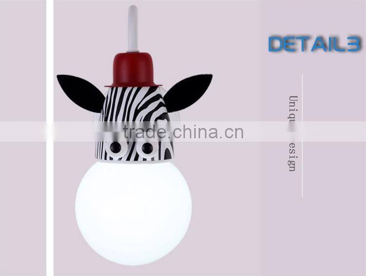 Hot Selling Acrylic Lampshade Wall Lamps Iron Frame Animals Design Children Wall Lights for Bedroom