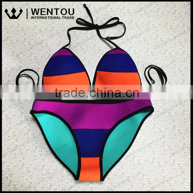 New Arrival Women Swimwear Neoprene Bikini Swimsuit