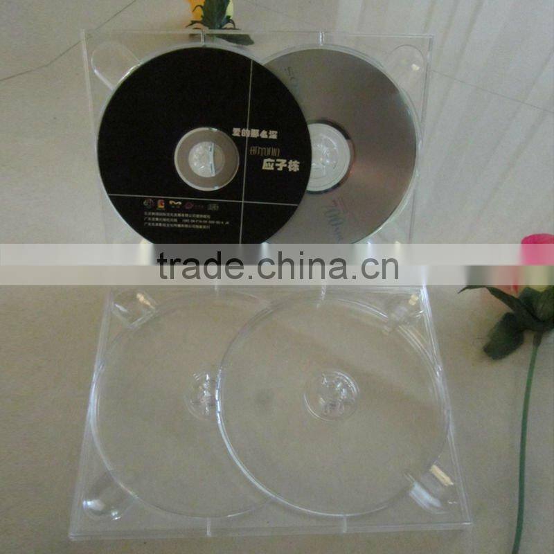 7mm Clear double-sided DVD tray