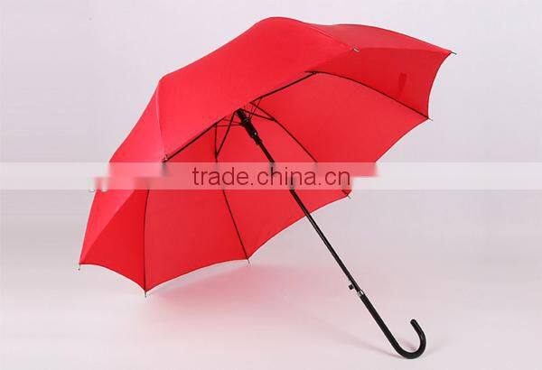Classic Red Umbrella with Slim Long Handle