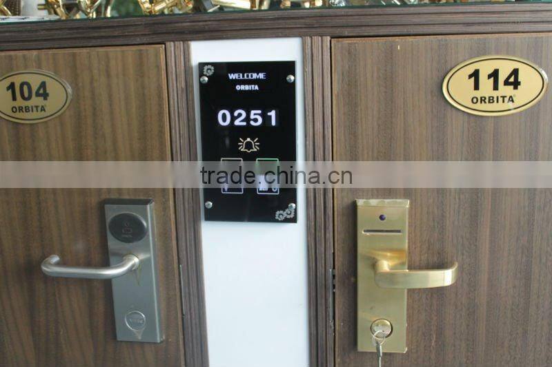 ORBITA Touch screen door bell system for hotel room