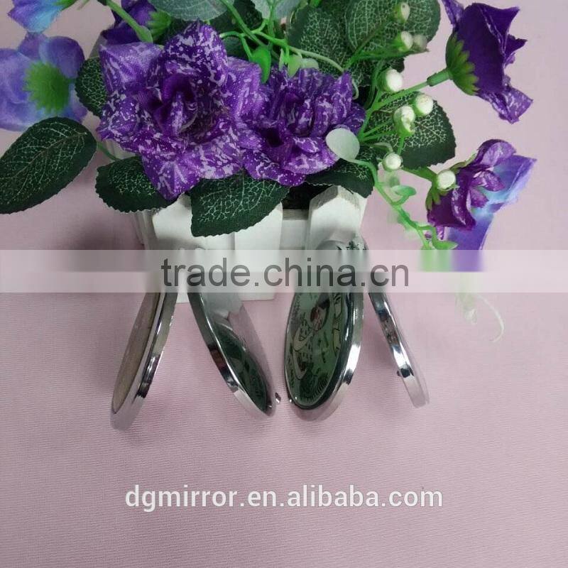 Fancy vanity mirror, personalize pocket mirror, double surface mirror, compact travel portable mirror, lady make up mirror
