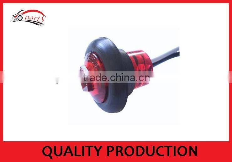 10-30V 0.75" round universal truck led side marker lamp