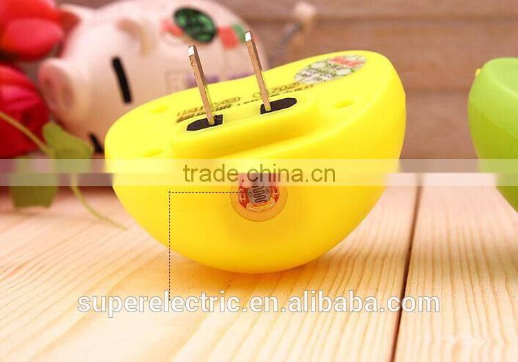 promotional led night light , plastic led night light, apple shape led night light
