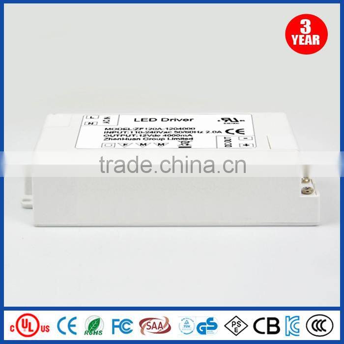 CE approved China ho-sell 12v 4a led driver 48w led power supply/led transformer
