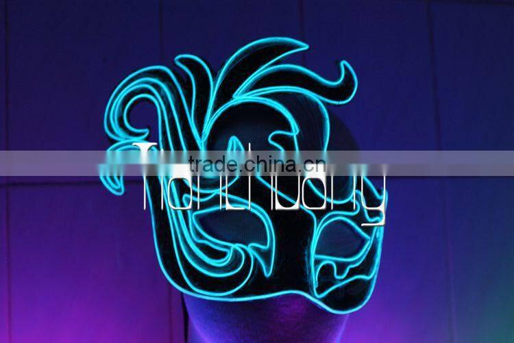 EL party led mask,stage party mask,party face mask