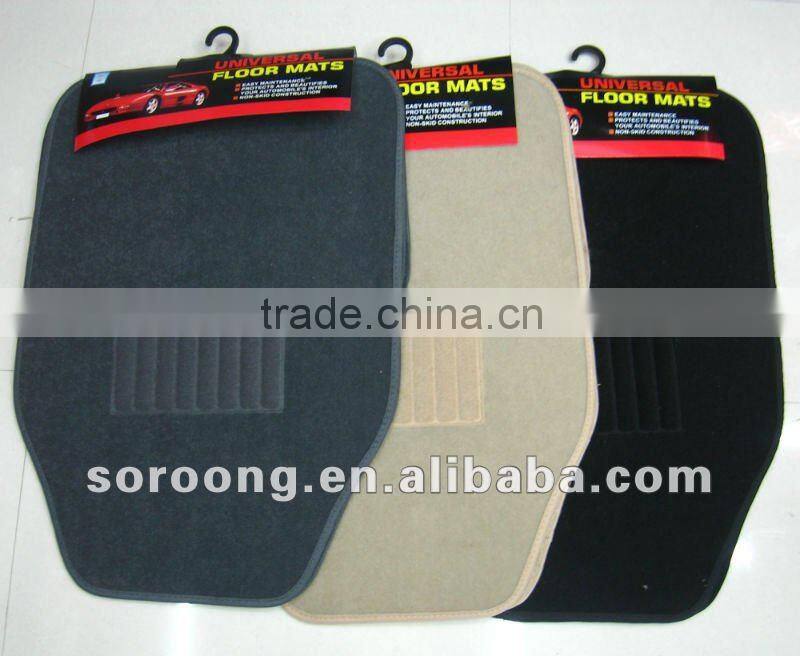 Hot Sale Non Skid PVC Car Carpet Floor Mats Wholesale