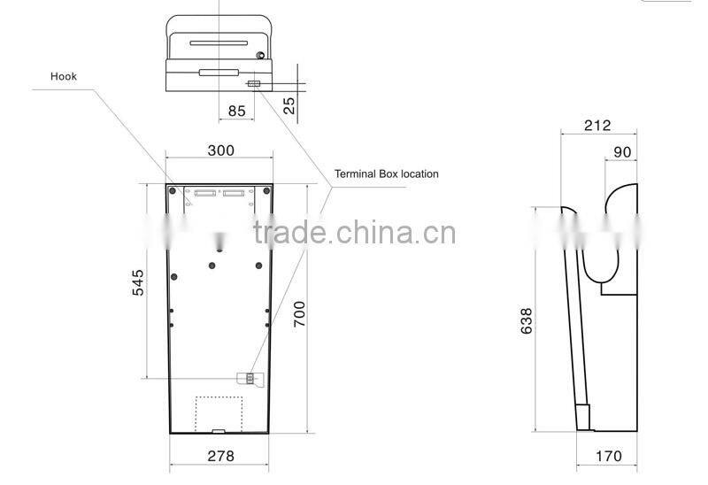 NEW jet hand drier automatic Bathroom Double Jet Hand Dryer With HEPA Filter, UV light