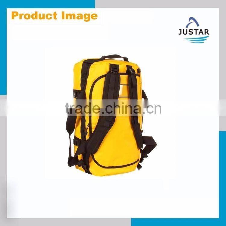 Outdoor Travel Sports Water Resistant 500D Tarpaulin PVC Heavy Duty Multifunctional Tarpaulin Duffel Bag