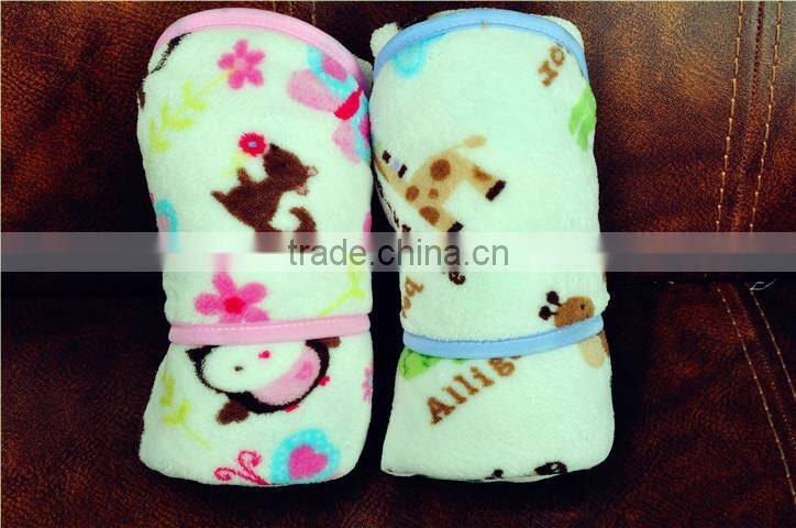 super soft animal print coral fleece baby beagle blanket