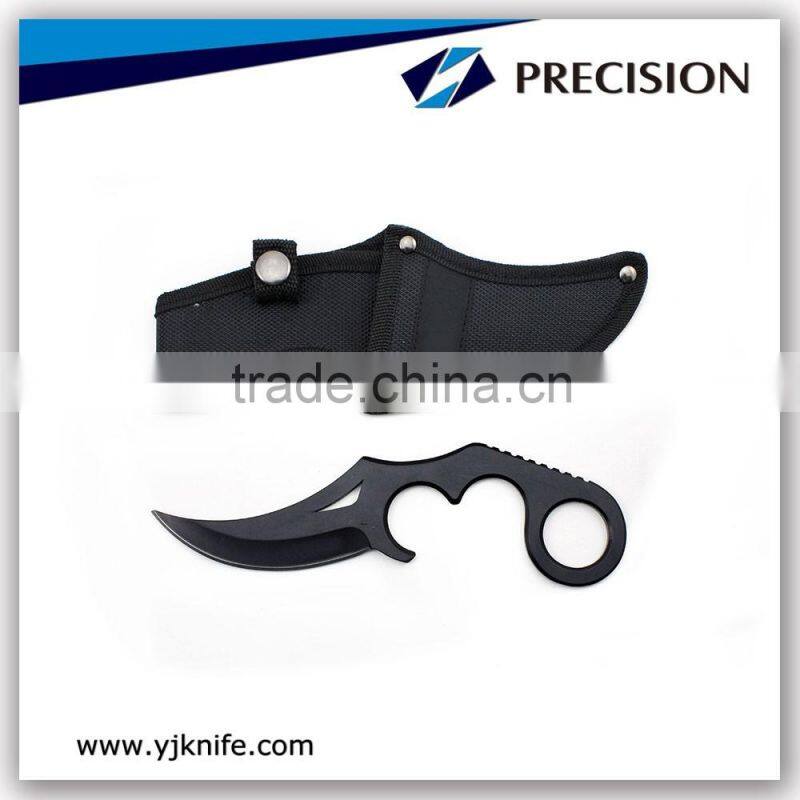 M-tech 8" Fixed Blade CS Knife Karambit with nylon pouch