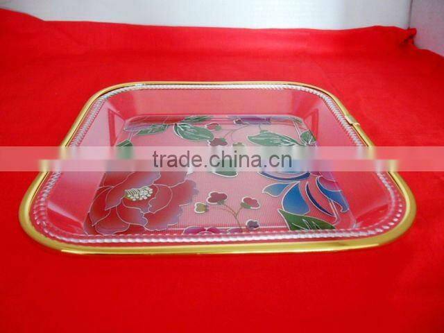 Square plastic Fruit Plate