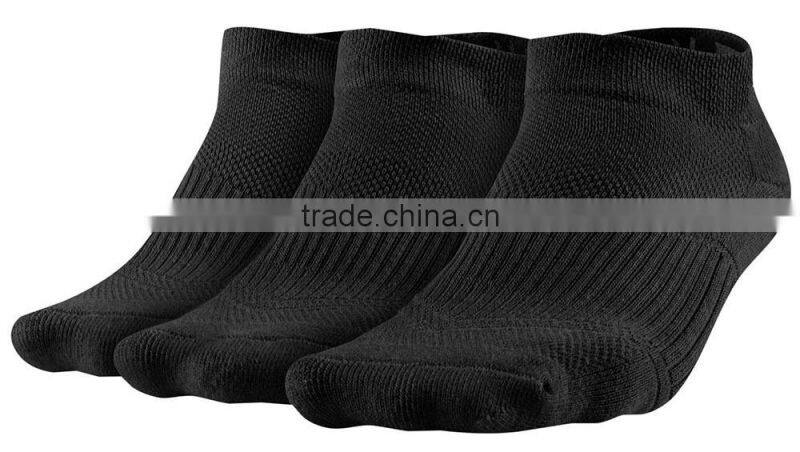 custom high quality mens half terry sport socks