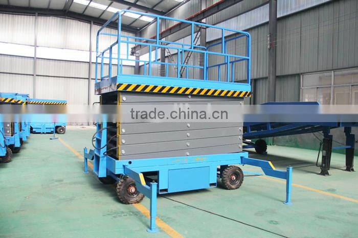 300kg mobile mechanical hydraulic scissor lift table
