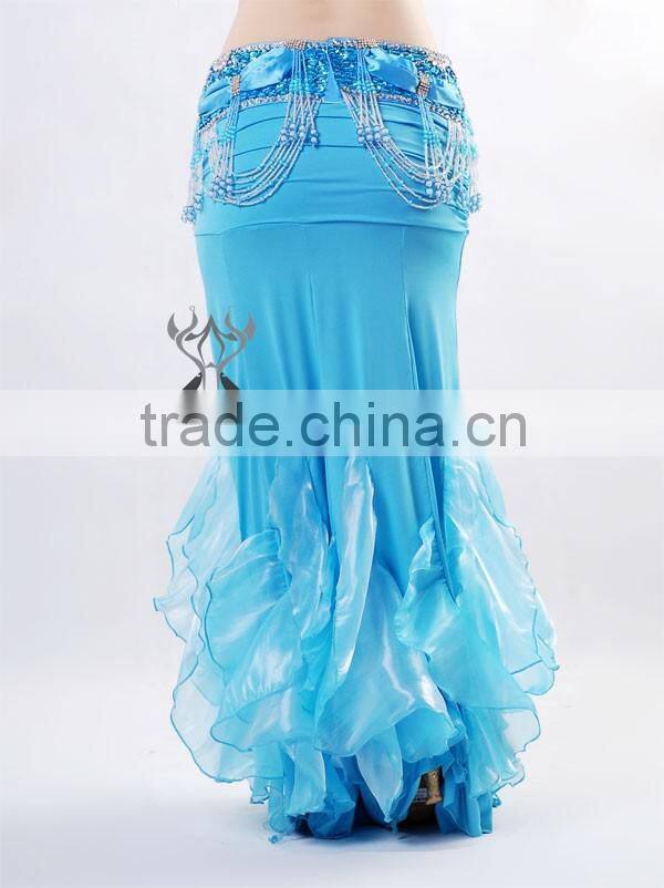 Fish Mermaid Belly Dance Costume Skirts for Performance (QC1356)