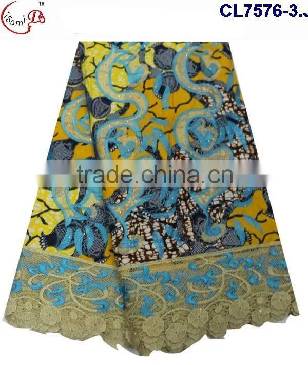 CL7576 2016 Chowleedee top fashion high quality hot selling new arrival wax lace