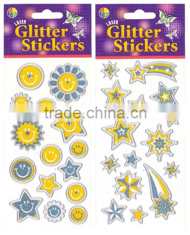 Glitter sticker