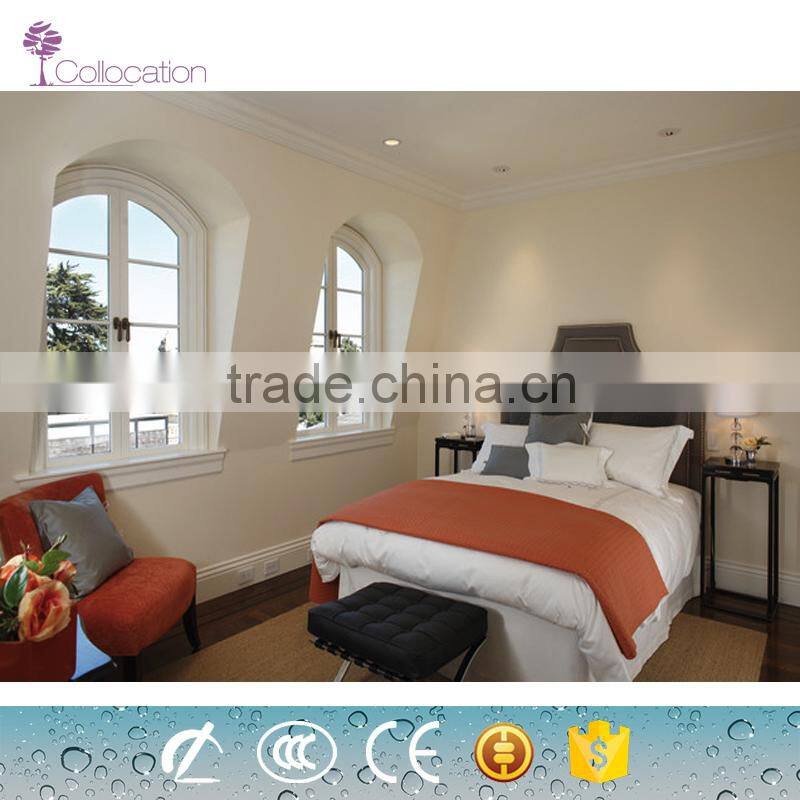 Aluminum alloy window grill design with leaf open inward